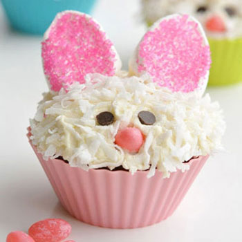 Kókuszos nyuszis muffin (cupcake) egyszerűen