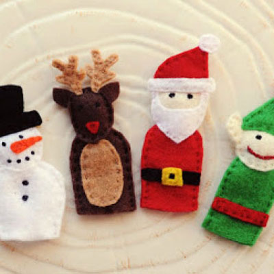 Holiday finger puppets