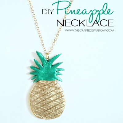 DIY Pineapple Necklace